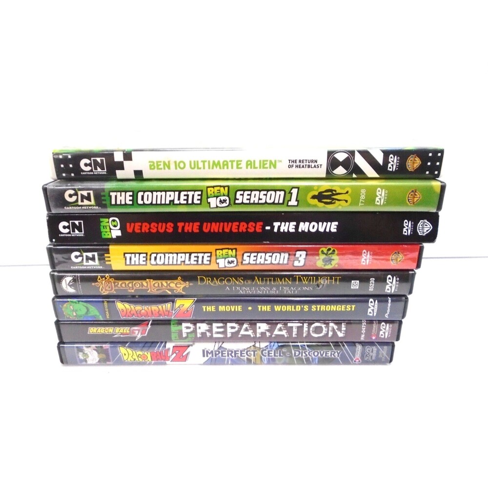 Ben 10 DVD animated Dragon Ball Z Movie Season Volume Bundle Dragonlance